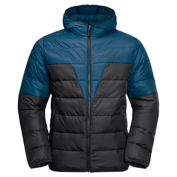 Men's Dna Tundra Hoody Origins Brand Jack Wolfskin Dark Cobalt