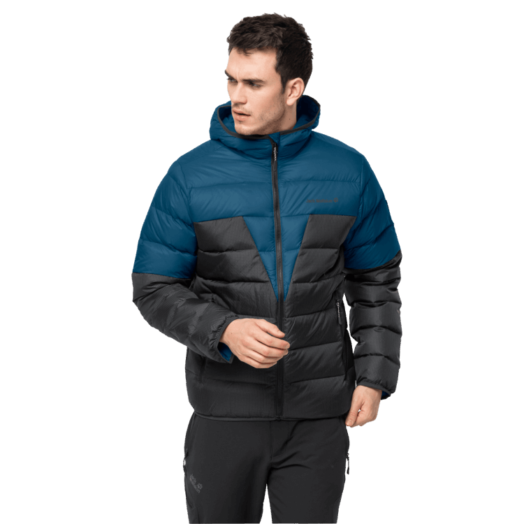 Men's Dna Tundra Hoody Origins Brand Jack Wolfskin Dark Cobalt