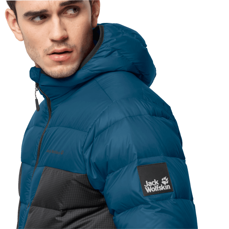 Men's Dna Tundra Hoody Origins Brand Jack Wolfskin Dark Cobalt