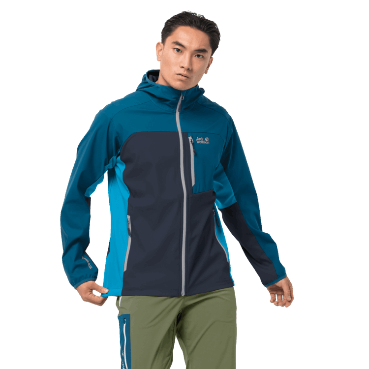 Night Blue Origins Men's Eagle Peak II Softshell Brand Jack Wolfskin