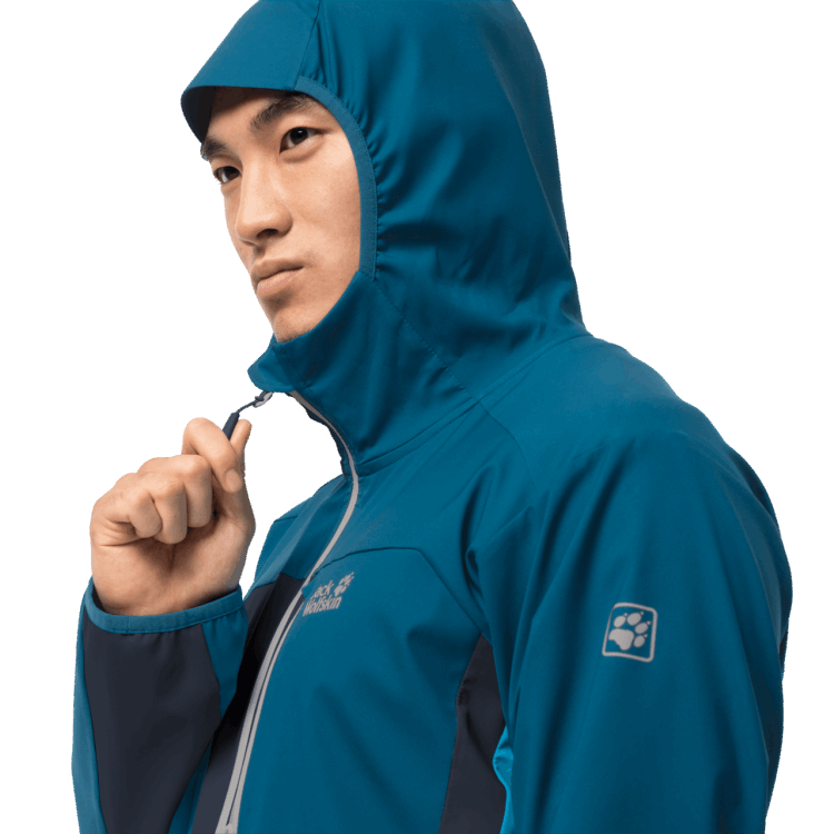 Night Blue Origins Men's Eagle Peak II Softshell Brand Jack Wolfskin