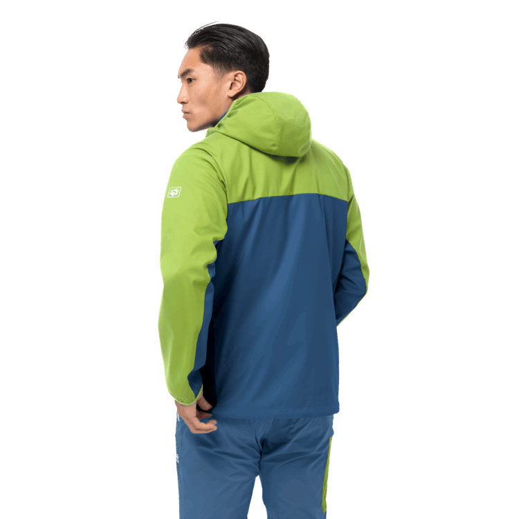 Indigo Blue Men's Eagle Peak II Softshell Brand Jack Wolfskin