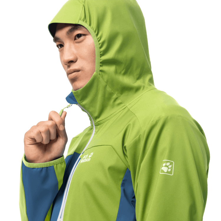 Indigo Blue Men's Eagle Peak II Softshell Brand Jack Wolfskin