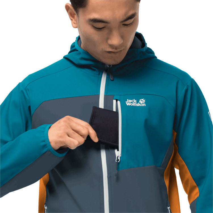 Orion Blue Men's Eagle Peak II Softshell Brands Brand Jack Wolfskin