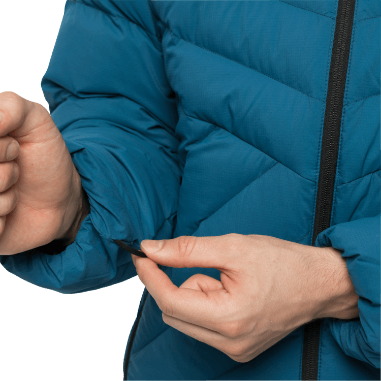 Fashion Dark Cobalt Brand Jack Wolfskin Men's Athletic Down Jacket