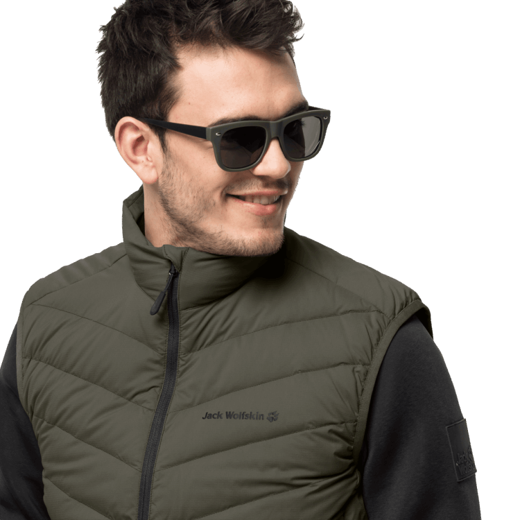 Men's Athletic Vest Brand Jack Wolfskin Origin Grape Leaf