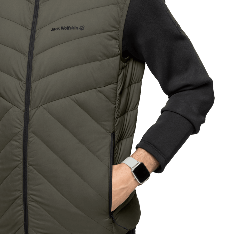 Men's Athletic Vest Brand Jack Wolfskin Origin Grape Leaf