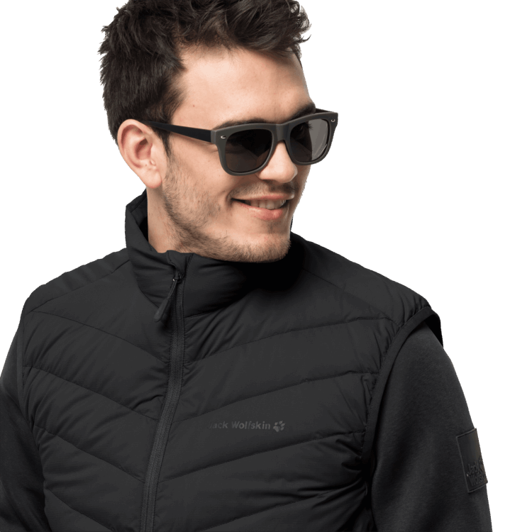 Men's Athletic Vest Black Brand Jack Wolfskin Origins