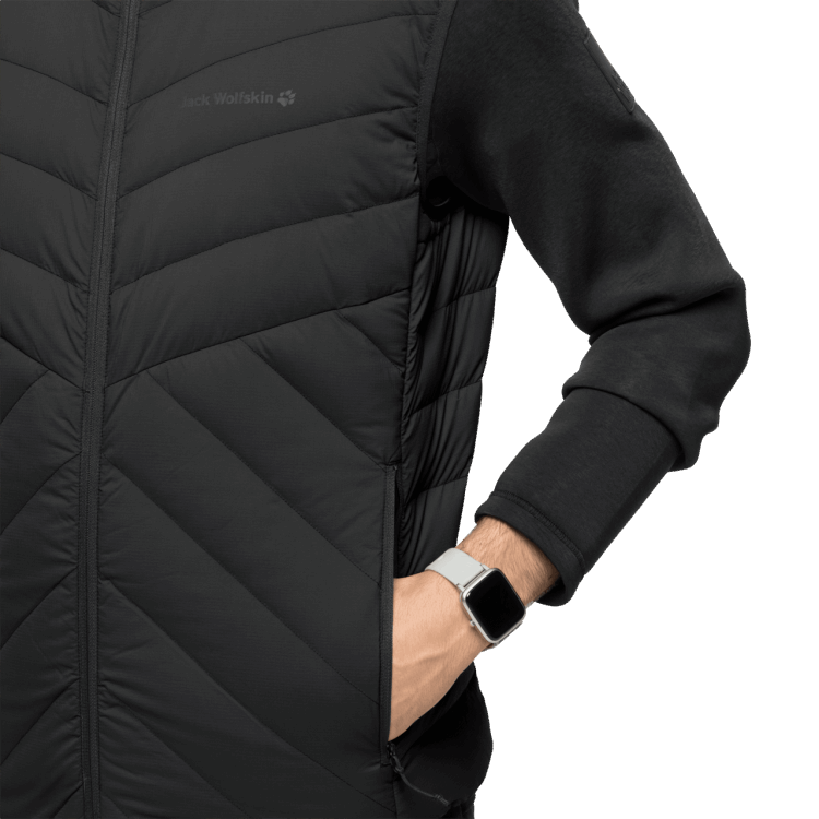 Men's Athletic Vest Black Brand Jack Wolfskin Origins
