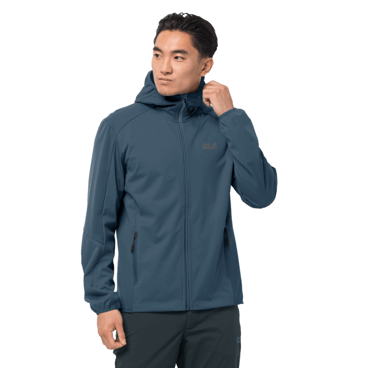 Men's Go Hike Softshell Brands Brand Jack Wolfskin Orion Blue
