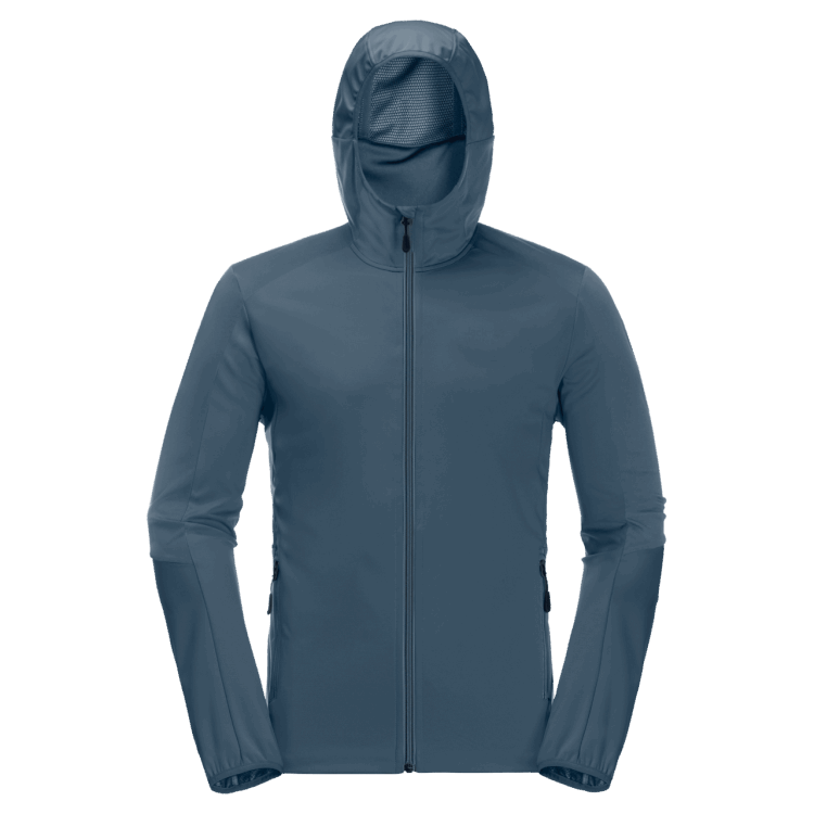 Men's Go Hike Softshell Brands Brand Jack Wolfskin Orion Blue