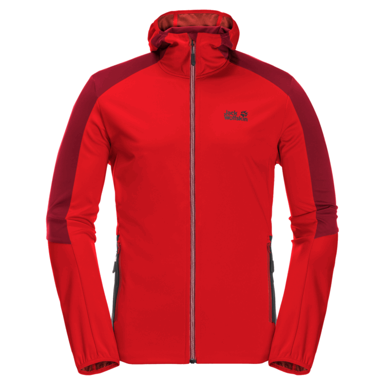 Brand Jack Wolfskin Fiery Red Men's Go Hike Softshell Best