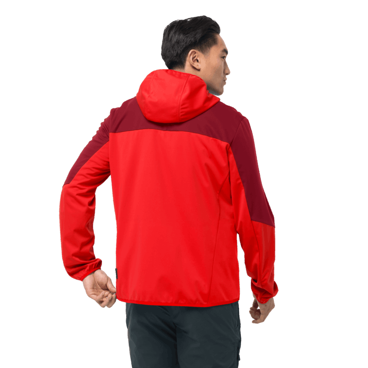 Brand Jack Wolfskin Fiery Red Men's Go Hike Softshell Best