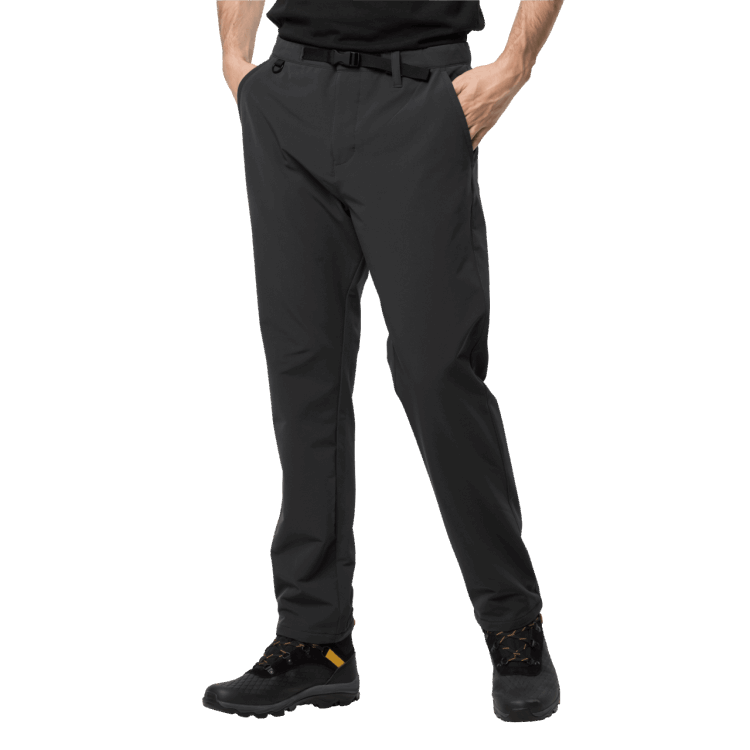 Men's Winter Lifestyle Pants Brand Jack Wolfskin Black Origins