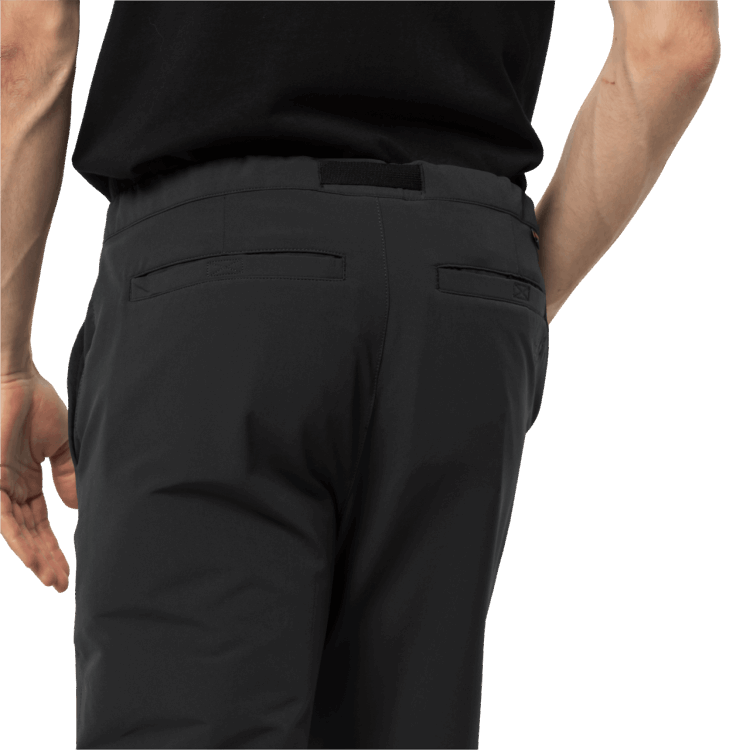 Men's Winter Lifestyle Pants Brand Jack Wolfskin Black Origins