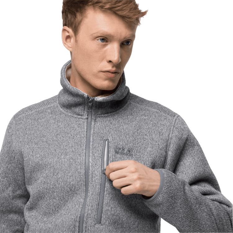 Fashion Robson Fjord Jacket Brand Jack Wolfskin Slate Grey