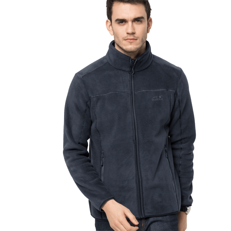 Origin Brand Jack Wolfskin Men's Moonshine Altis Fleece Jacket Night Blue