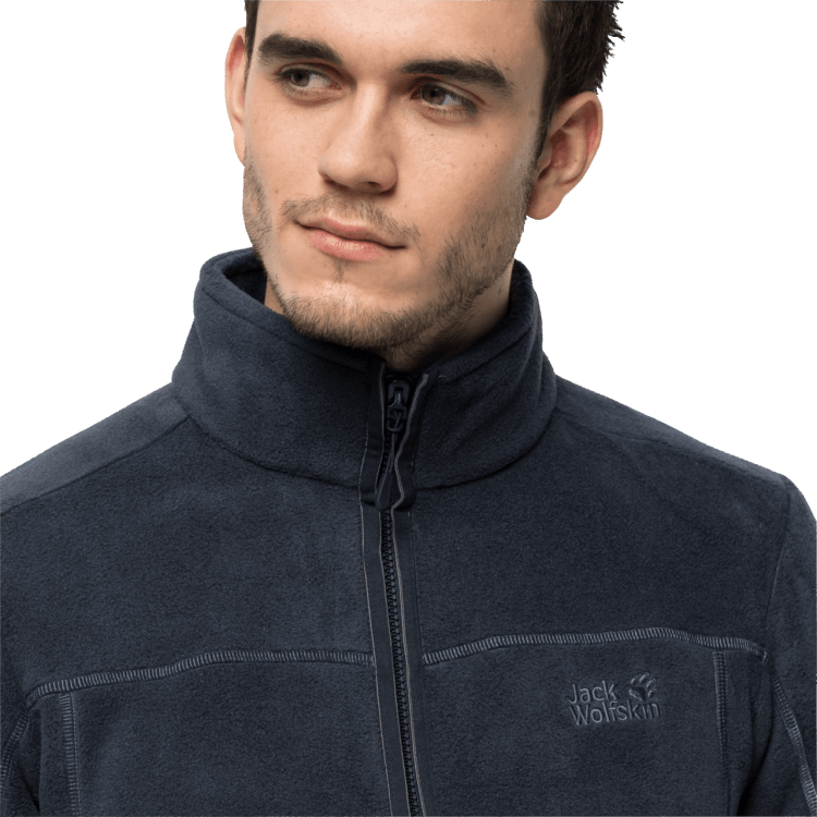 Origin Brand Jack Wolfskin Men's Moonshine Altis Fleece Jacket Night Blue