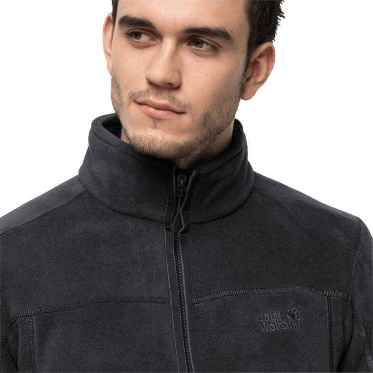 Origins Black Brand Jack Wolfskin Men's Moonshine Altis Fleece Jacket