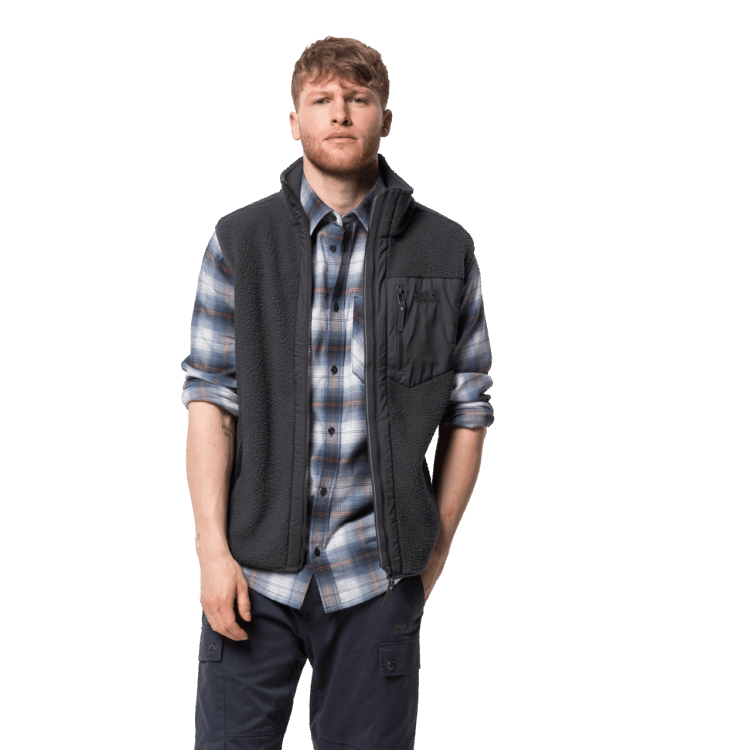 Men's Kingsway Vest Brand Jack Wolfskin Original Phantom