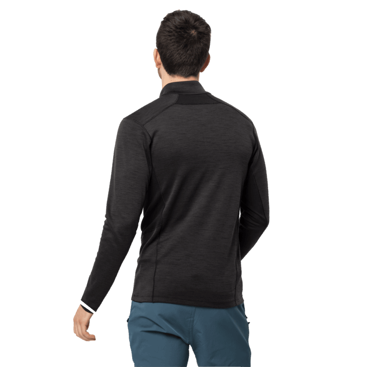 Men's Arctic Xt Half Zip Collection Brand Jack Wolfskin Black
