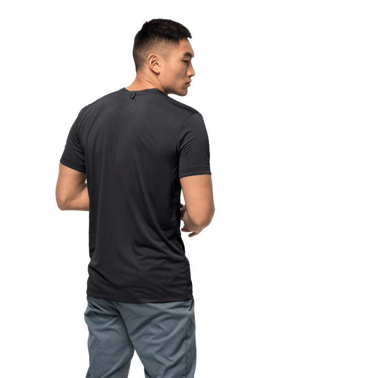 Brand Jack Wolfskin Black Men's JWP T