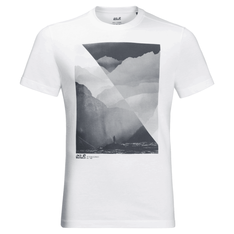 White Rush Brand Jack Wolfskin Best Men's Mountain T