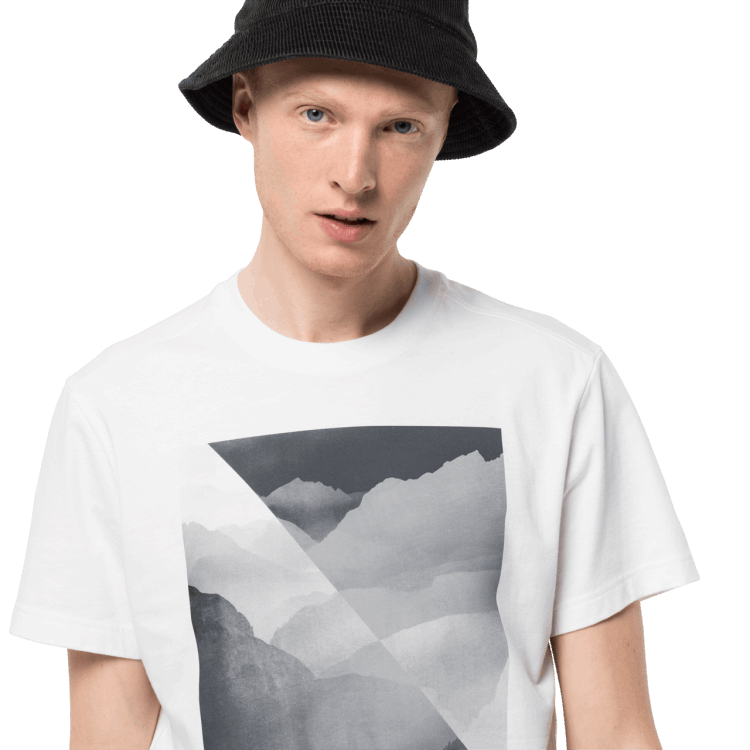 White Rush Brand Jack Wolfskin Best Men's Mountain T