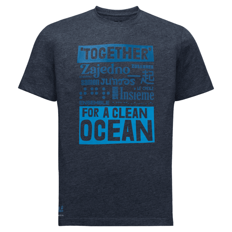 Night Blue Men's Sea Ground T Origin Brand Jack Wolfskin