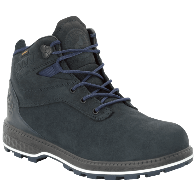 Brands Brand Jack Wolfskin Dark Blue-Black Men's Jack Ride Texapore Mid