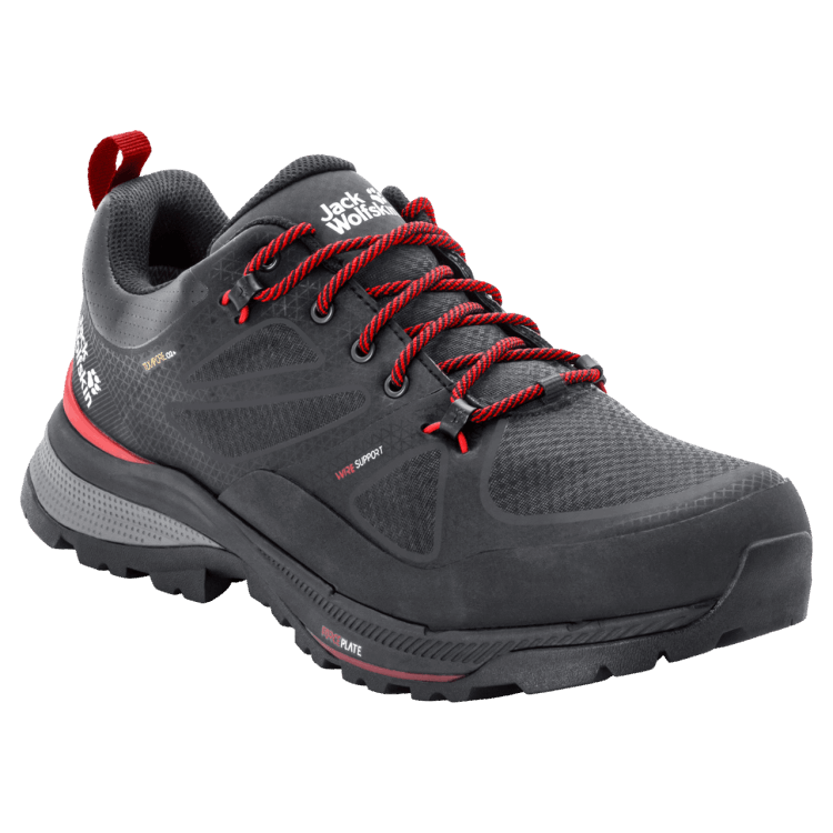 Men's Force Striker Texapore Low Brand Jack Wolfskin Fashion Phantom-Red