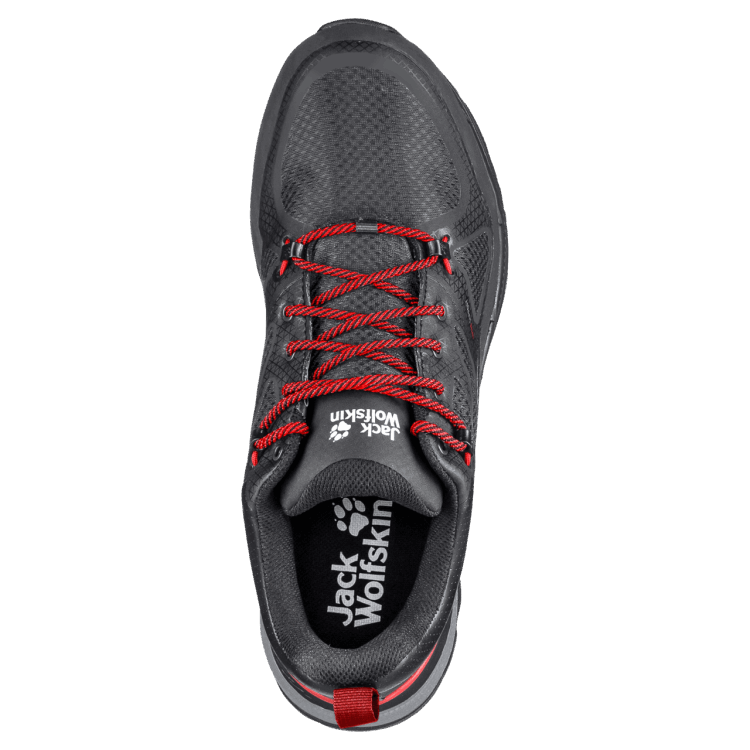Men's Force Striker Texapore Low Brand Jack Wolfskin Fashion Phantom-Red