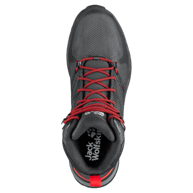 Men's Force Striker Texapore Mid Phantom-Red Brand Jack Wolfskin Collection