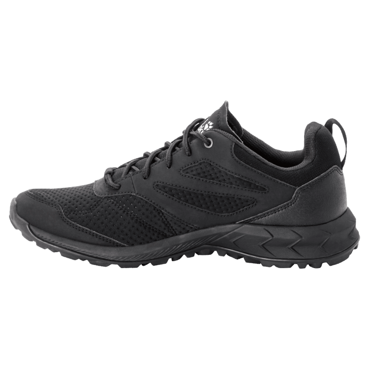 Men's Woodland Texapore Low Origins Black Brand Jack Wolfskin