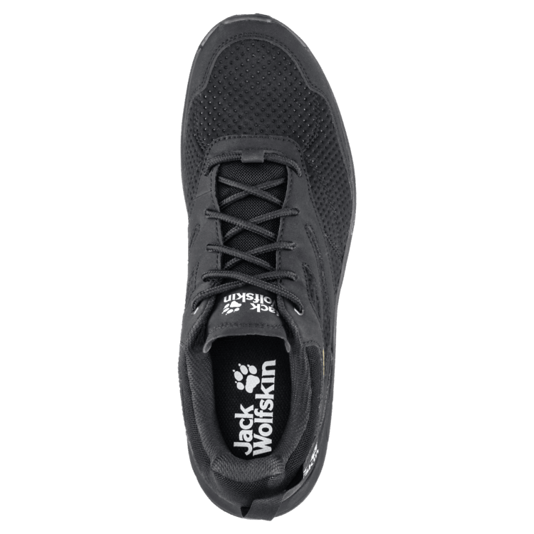 Men's Woodland Texapore Low Origins Black Brand Jack Wolfskin