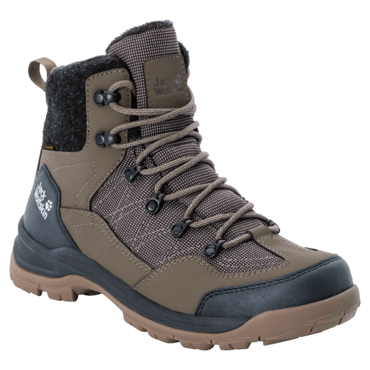 Brand Jack Wolfskin Original Men's Cold Bay Texapore Mid Coconut Brown-Black