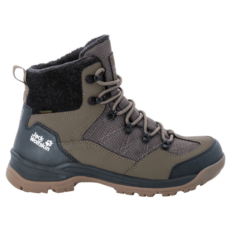 Brand Jack Wolfskin Original Men's Cold Bay Texapore Mid Coconut Brown-Black