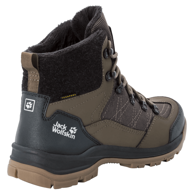 Brand Jack Wolfskin Original Men's Cold Bay Texapore Mid Coconut Brown-Black