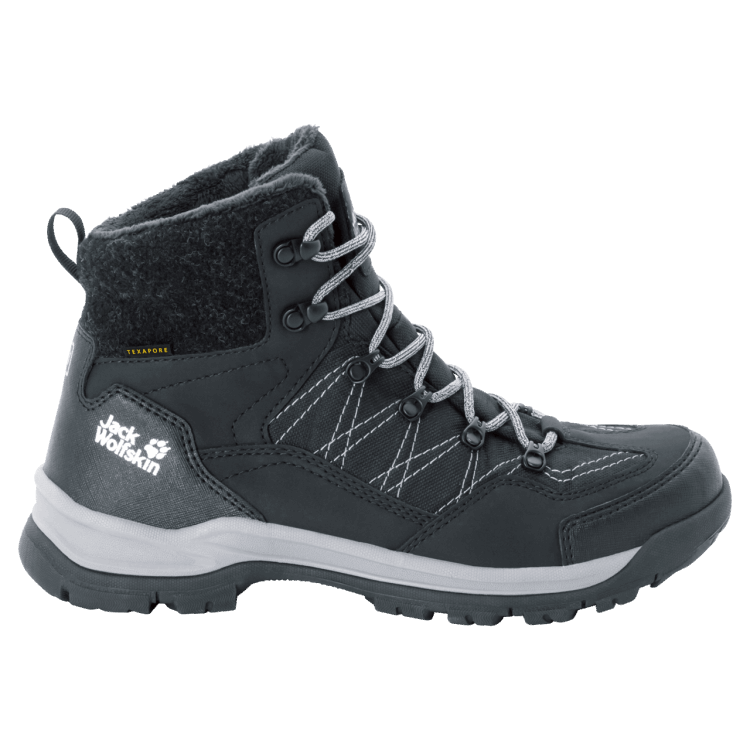Brand Jack Wolfskin Hot Black-Grey Men's Cold Bay Texapore Mid
