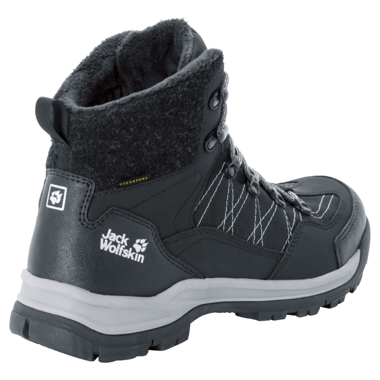 Brand Jack Wolfskin Hot Black-Grey Men's Cold Bay Texapore Mid