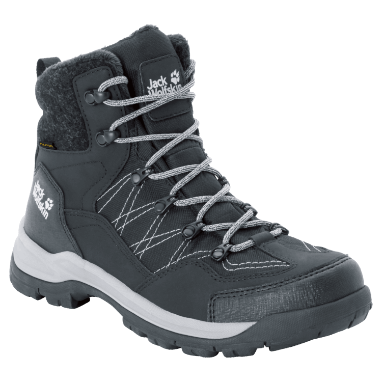 Brand Jack Wolfskin Hot Black-Grey Men's Cold Bay Texapore Mid