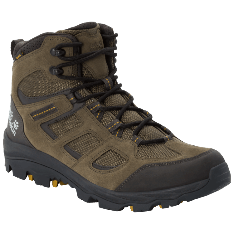 Khaki-Phantom Brand Jack Wolfskin Fashion Men's Vojo 3 Texapore Mid