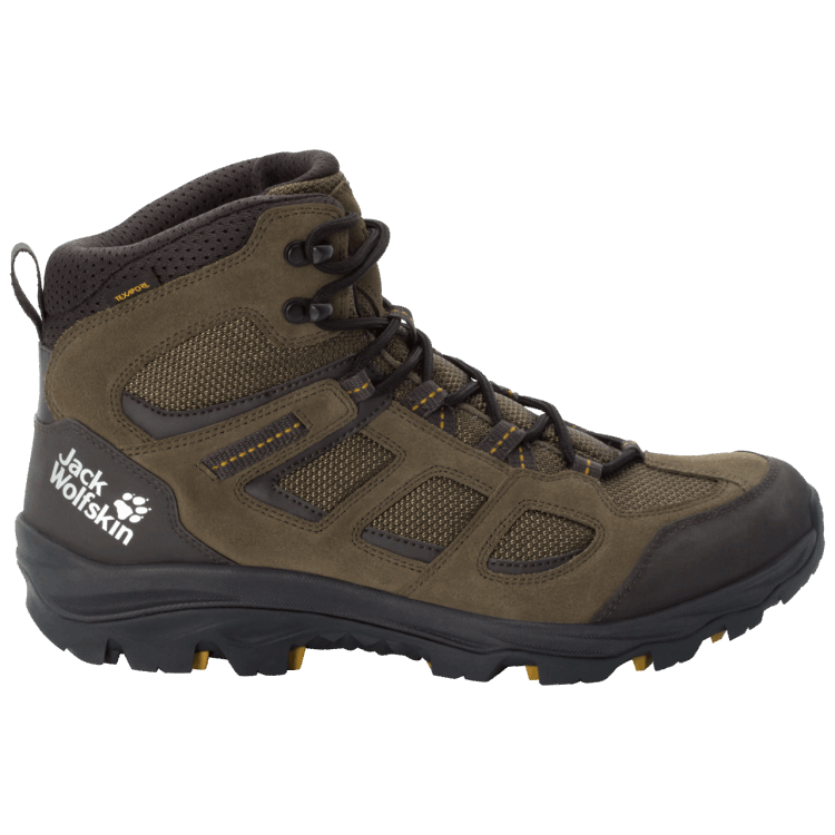 Khaki-Phantom Brand Jack Wolfskin Fashion Men's Vojo 3 Texapore Mid