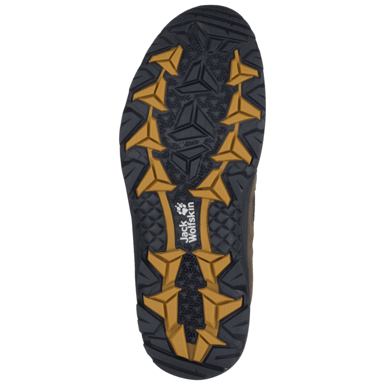 Khaki-Phantom Brand Jack Wolfskin Fashion Men's Vojo 3 Texapore Mid