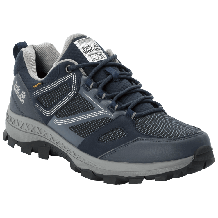 Dark Blue-Grey Brand Jack Wolfskin Men's Downhill Texapore Low Collection