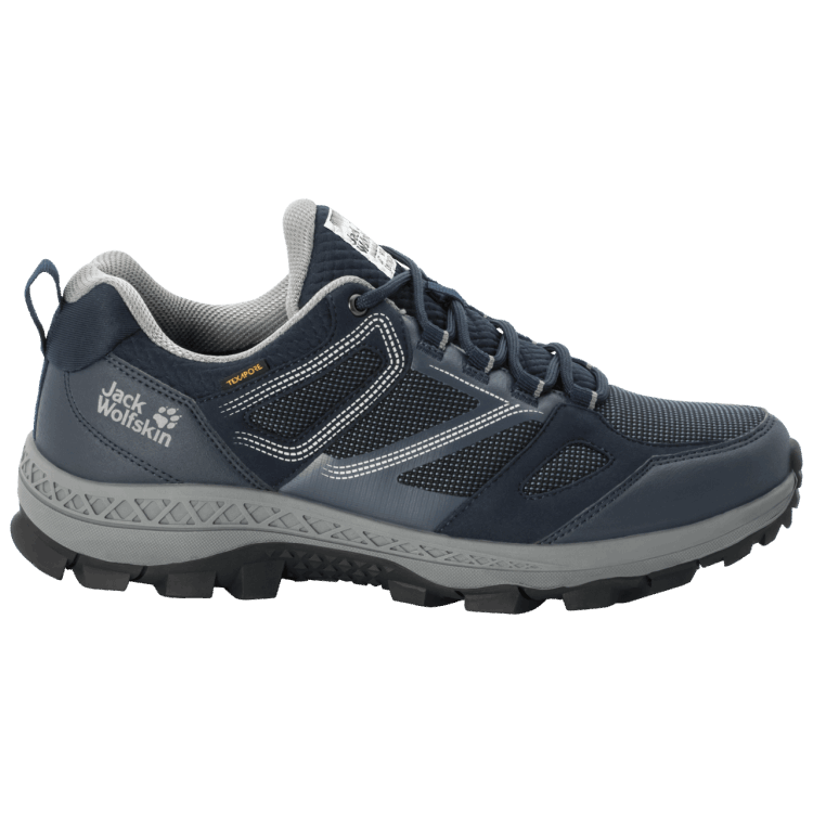 Dark Blue-Grey Brand Jack Wolfskin Men's Downhill Texapore Low Collection