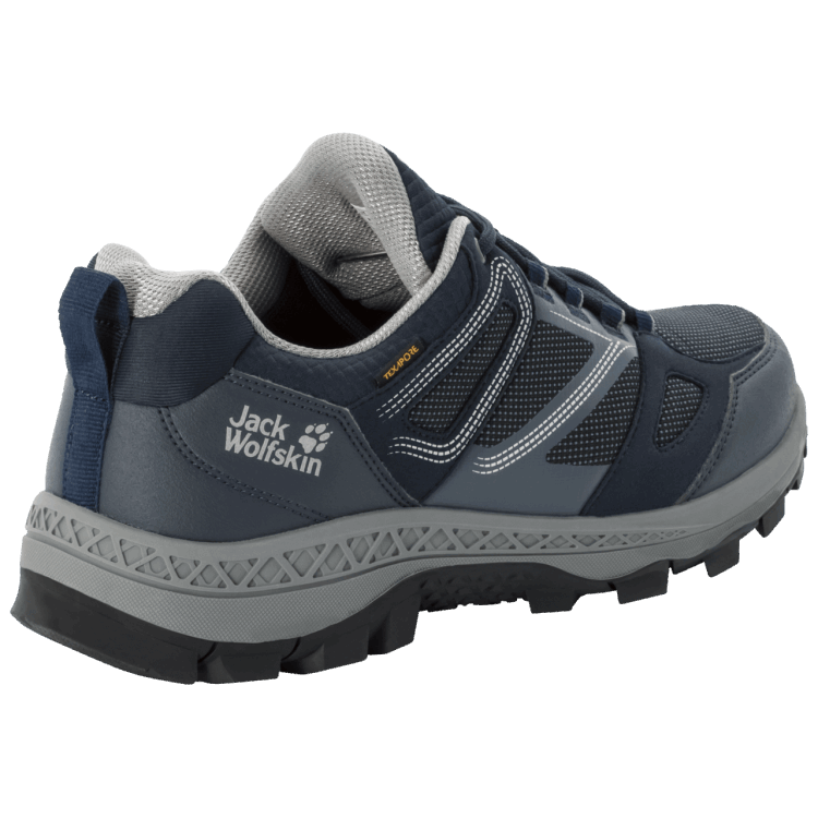 Dark Blue-Grey Brand Jack Wolfskin Men's Downhill Texapore Low Collection