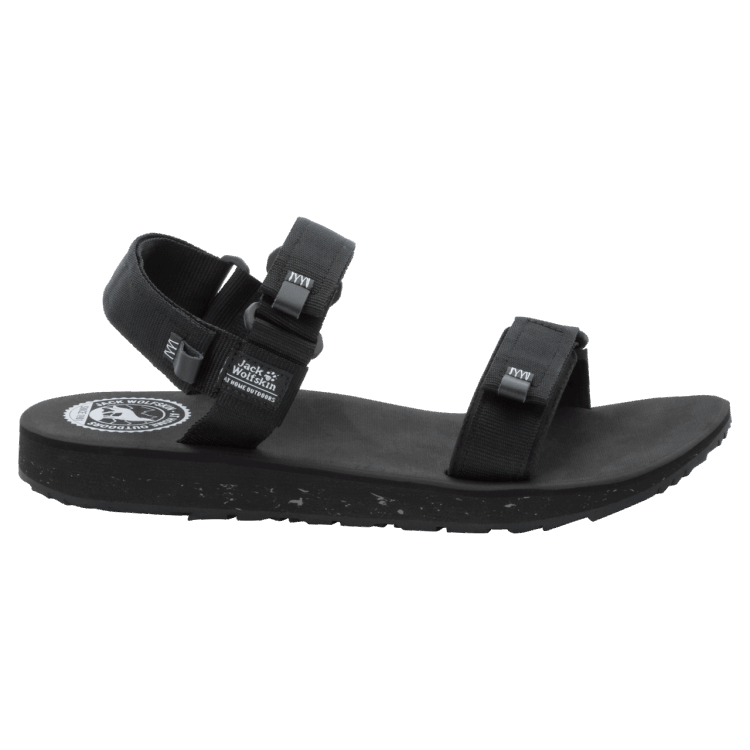Black-Light Grey Origin Men's Outfresh Sandal Brand Jack Wolfskin