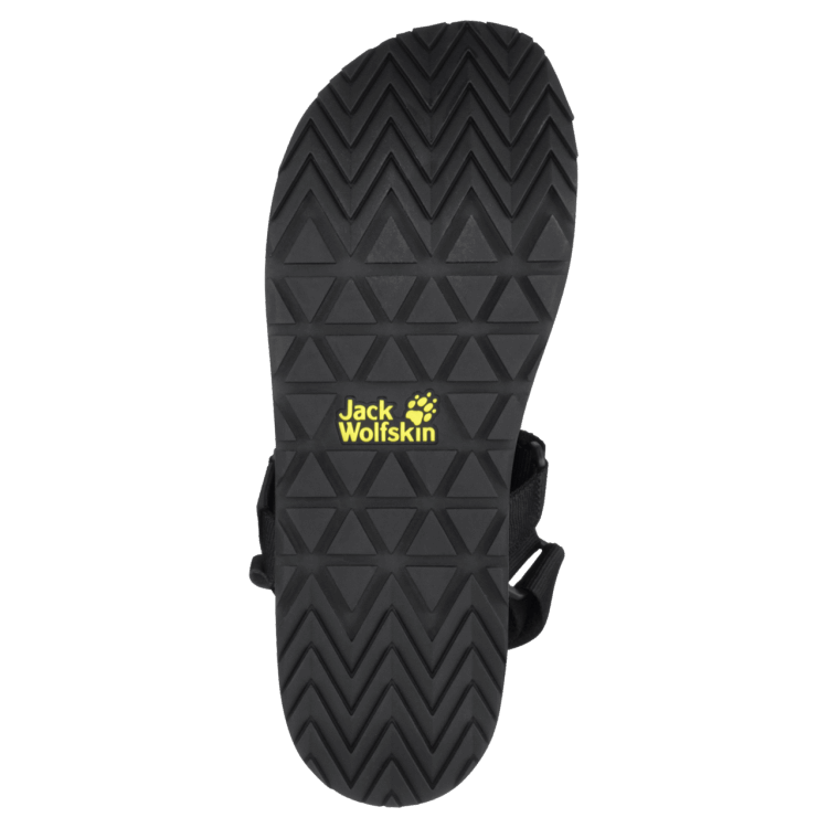 Black-Light Grey Origin Men's Outfresh Sandal Brand Jack Wolfskin