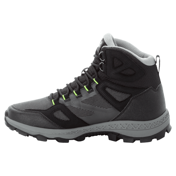 Black-Grey Men's Downhill Texapore Mid Brand Jack Wolfskin Origins
